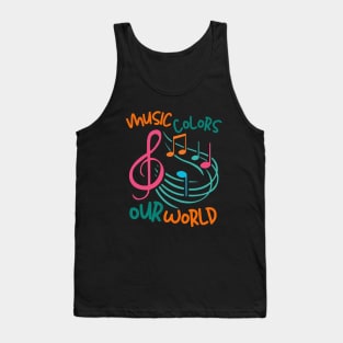 Music Colors Our World Tank Top